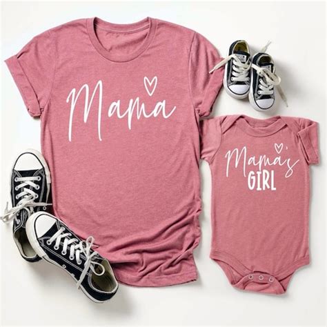 Mommy And Me Outfit Mother Son Matching Shirts Mom And Etsy
