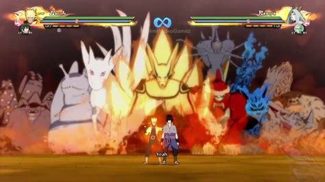 Naruto Storm 4 Naruto And Sasuke Susanoo And Kurama Fusion Awakening X