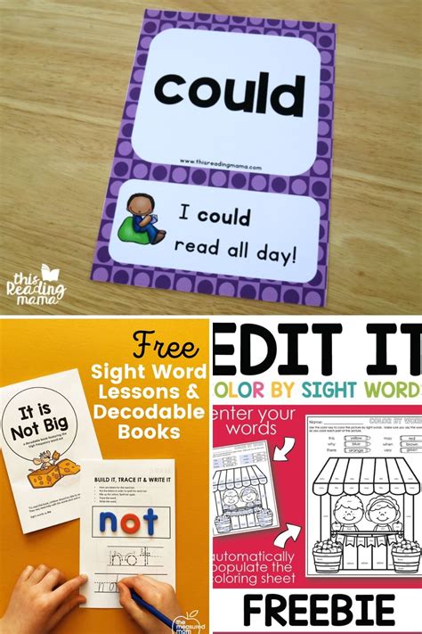 Top 5 Printable Sight Word Books Mom Life Made Easy