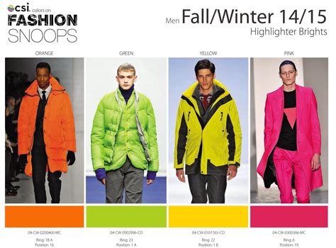 Fallwinter 20142015 Runway Color Trends 2015 Color Trends 2014