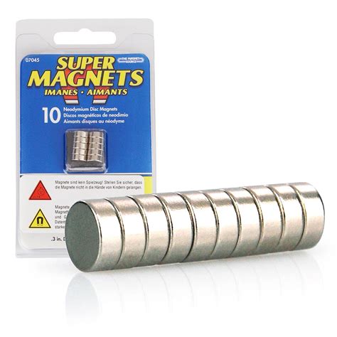10er Set Supermagnete 8 X 3 Mm Neodym Magnet 10 Neodymium Magnete Ebay