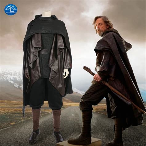 Manluyunxiao New Star Wars The Last Jedi Luke Skywalker Costume Men