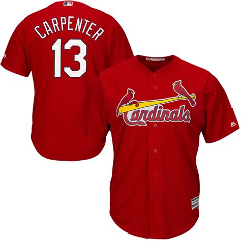Youth St Louis Cardinals Matt Carpenter Red Alternate Cool Base Player