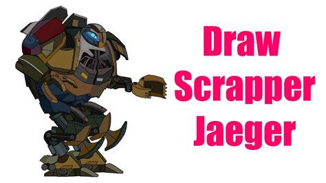 Drawing Scrapper Jaeger Pacific Rim Uprising Speed Painting Youtube