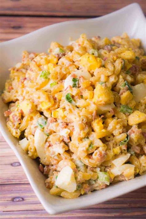Thanksgiving side dishes side dish thanksgiving fall recipes for a crowd. Bacon Egg Pasta Salad is a delicious cold side dish recipe ...