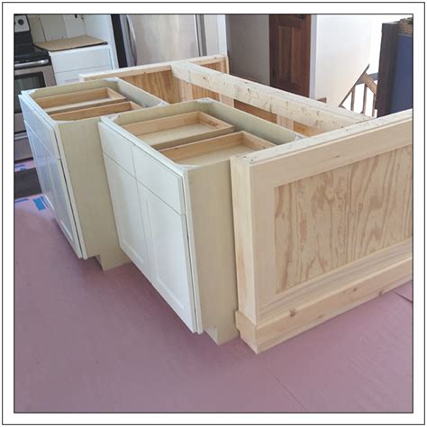 How To Make A Kitchen Island From Stock Cabinets Juameno Com