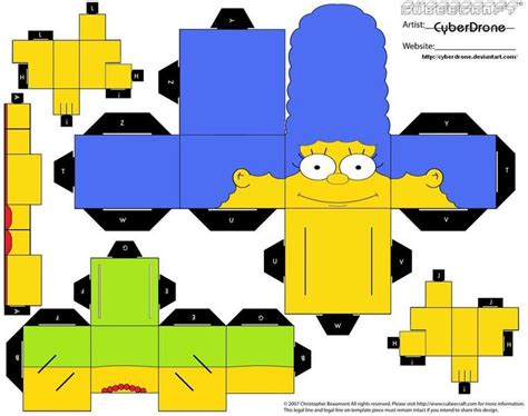 Resultado De Imagen Para Imagenes Para Recortar Y Armar De Los Simpsons