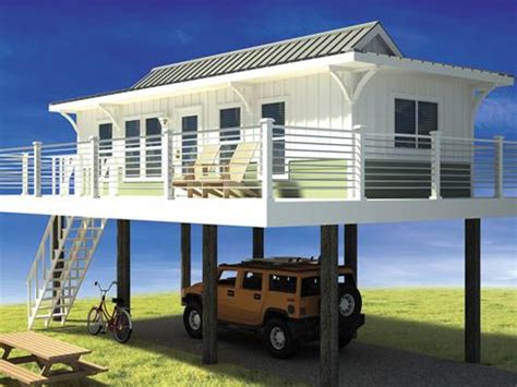 Exterior stonework) and a deep, signature front porch with tapered, square columns set upon heavy piers. Tiny Beach House On Stilts Tiny Houses in Hawaii, house ...