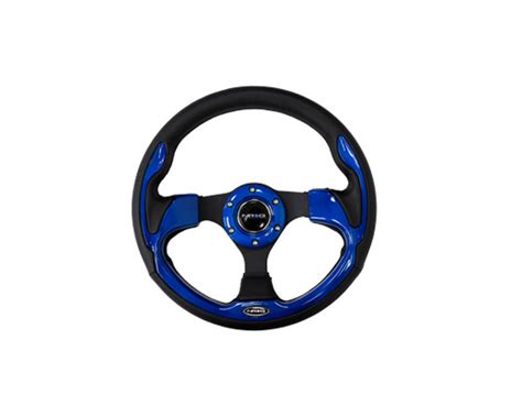 Nrg Blue Trim 320mm Sport Steering Wheel Universal