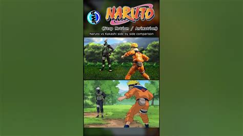 Naruto Vs Kakashi Stop Motion Side By Side Comparison Jmanimation