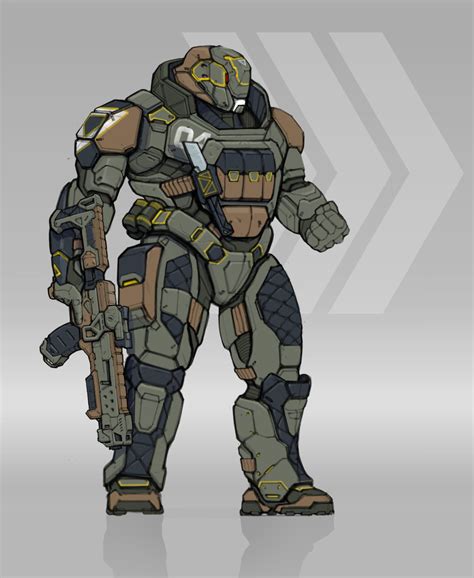 Artstation Sci Fi Marines In An Exoskeleton Sci Fi Armor Sci Fi
