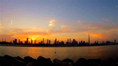 Dubai Sunrise Timelapse Youtube