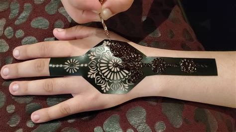 Henna Stencil Reviewhow To Use Henna Stencil Youtube