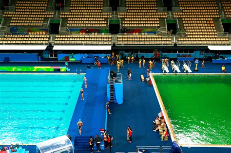 The Olympic Diving Pool Turned Green And We Know Why Wired