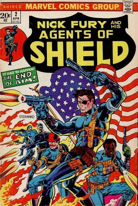 Nick Fury And His Agents Of Shield 2 Cover By Jim Steranko Marvel