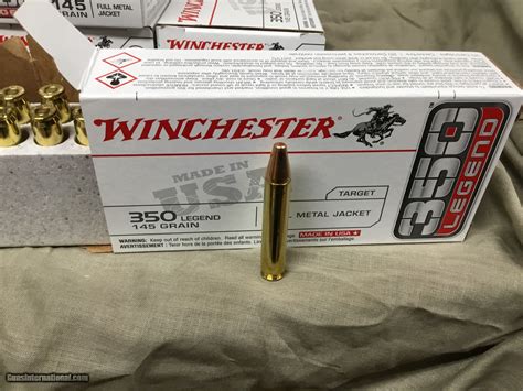 Winchester 350 Legend 145gr Fmj Ammo120gr
