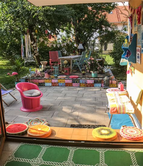 Ein selbstgemachtes feenparadies im garten. Terrasse Dekoration | Dekoration, Selbstgemacht, Zuhause