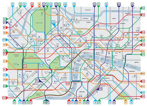 47 London Map Wallpaper