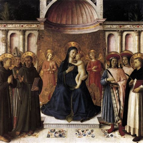 Bosco Ai Frati Altarpiece Fra Angelico Artwork On Useum