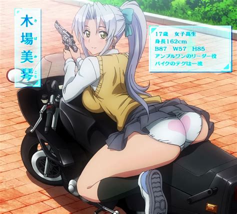 Kiba Mikoto Smith And Wesson Triage X Silver Hair Highres Stitched Third Party Edit 1girl