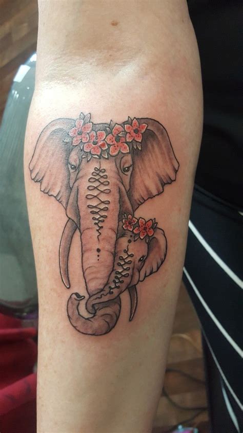 Mom And Daughter Elephant Tattoo Mom Baby Tattoo Mother And Baby