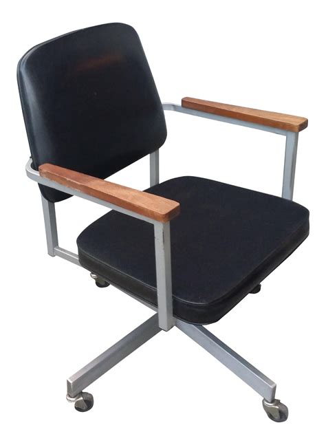 Mid-Century Modern Office Chair | Chairish