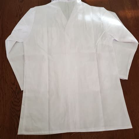 Jewel Osco Grocery White Employee Uniform Shirt Jacket Smock NEW Size