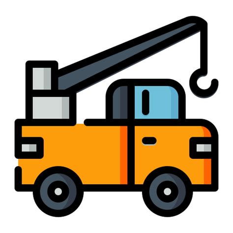 Crane Truck Free Transport Icons
