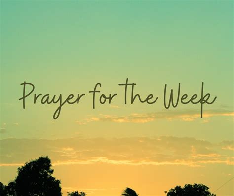 Prayer For The Week Sts Joseph And Paul Catholic Church