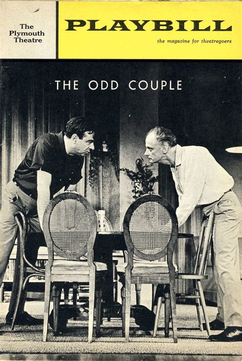 The Odd Couple Debuted On Broadway 50 Years Ago This Playbill Shows