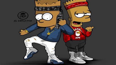 Bart Simpson Rapper Wallpapers Top Free Bart Simpson Rapper Backgrounds Wallpaperaccess