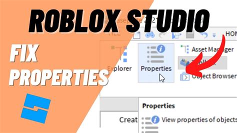 How To Find Properties Tab In Roblox Studio What To Do When Properties