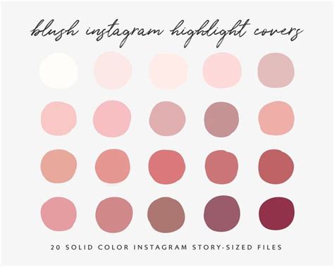 Add jpg files to photo album on your phone. Pink Instagram Story Highlight Covers Blush Color Palette ...