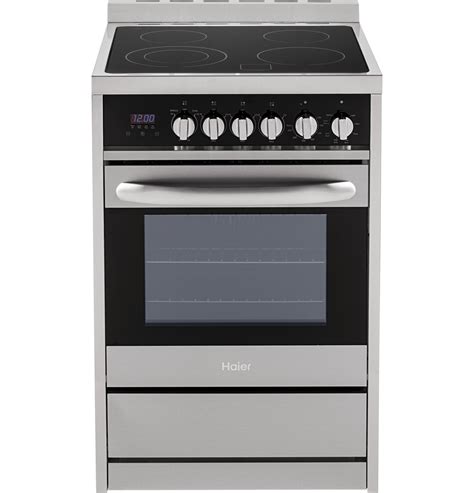 Haier Hcr2250aes 24 20 Cu Ft Freestanding Electric Range Stainless