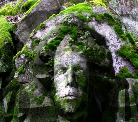 Face Carved Into A Stone Wall By Marijeberting On Deviantart