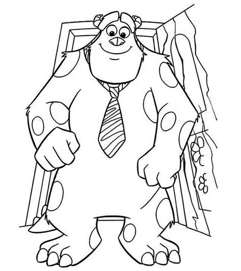 Top 20 Free Printable Monsters Inc. Coloring Pages Online | Monster