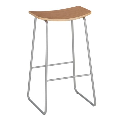 mainstays metal frame backless bar stools set of 2 natural wood
