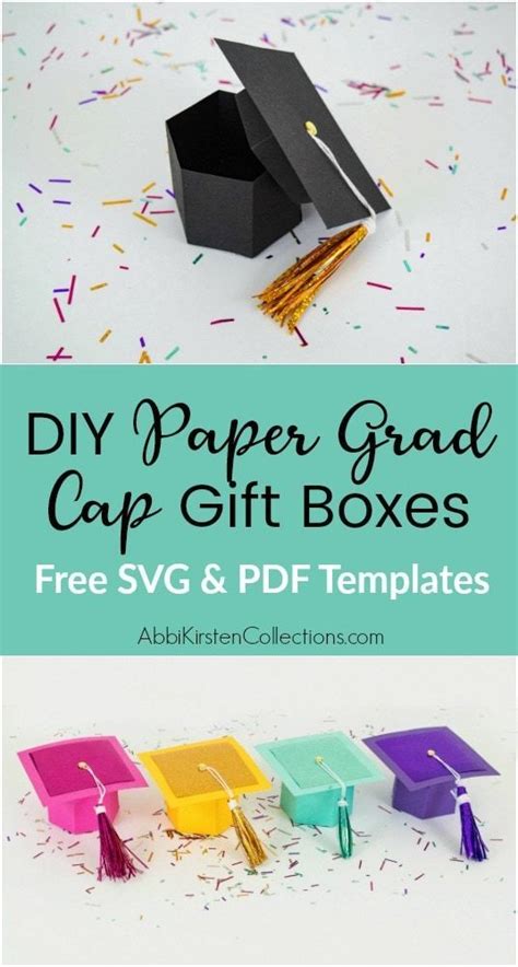 Diy Graduation Cap T Box Craft With Free Templates And Step By Step