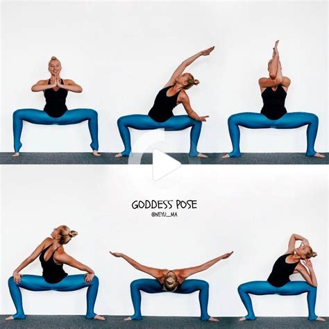 Neyu Yoga And Fitness On Instagram “sharing Some Variations Of Goddess Pose Or Utkata Konasana