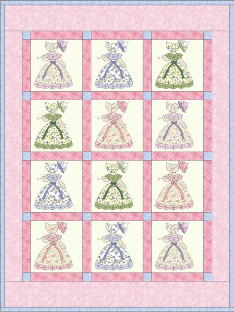 Southern Belle Quilt Sunbonnet Sue Quilts Girl Quilts Patterns