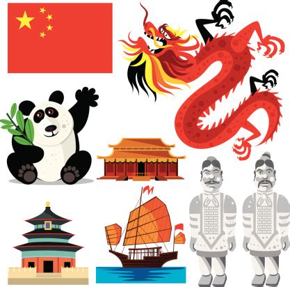 Chiny Symbole - Stockowe grafiki wektorowe i więcej obrazów Azja - iStock