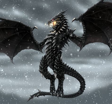 Skyrim Alduin Skyrim Art Dragon Images Dragon Pictures