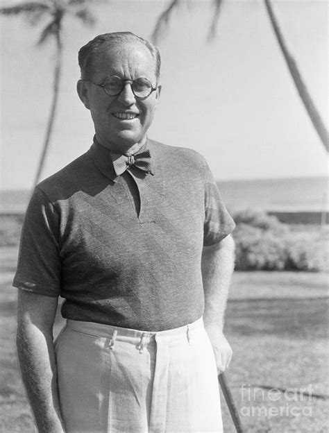 Joseph Patrick Kennedy Posing With Golf Photograph By Bettmann Fine