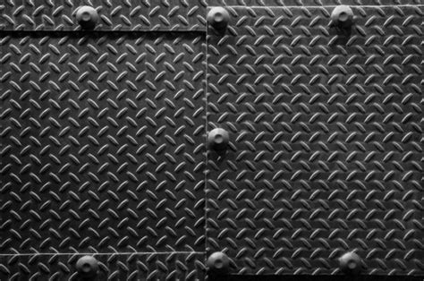 Diamond Plate Steel With Bolts Stock Photo Download Image Now