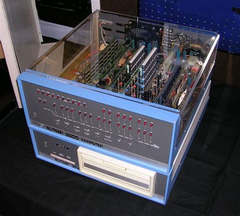 Altair 8800 Computer With 8 Inch Floppy Disk System Begin To Invest
