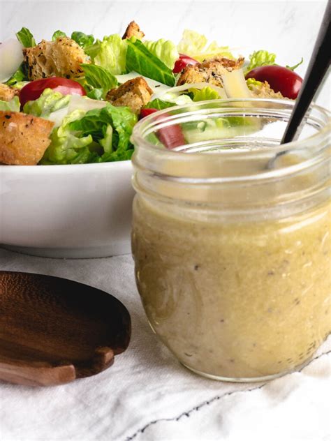 Easy Caesar Salad Dressing Without Anchovies And Raw Eggs Gittas Kitchen