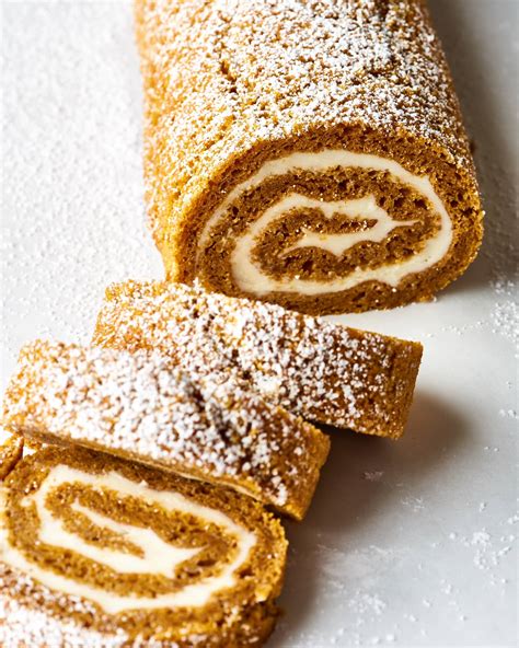 After reading some of the reviews, i used a 9x13 glass dish, and i changed the recipe by decreasing the eggs to 3, and i used a little less of the b.powder and b.soda to get a more dense (and very moist) result. Easy Pumpkin Roll Recipe | Kitchn