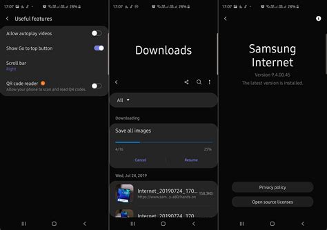 Stable Samsung Internet Update Brings Autoplay Video Control And More