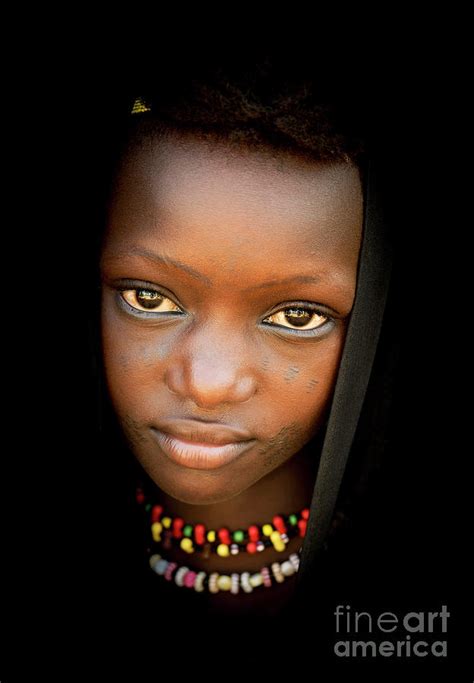 Young Girl At Gerewol Photograph By Tony Camacho Fine Art America