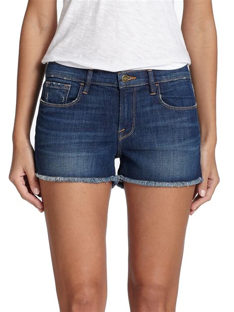 Blue Denim Shorts Women